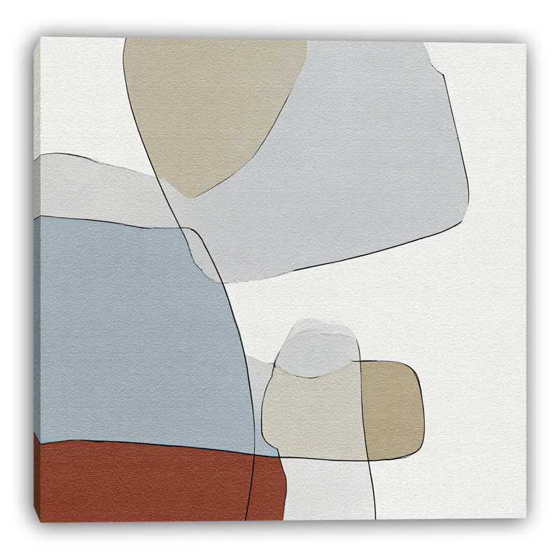 Art moderne sur toile tendue Modern Balance, L 20 po x H 20 po x P 1,5 po