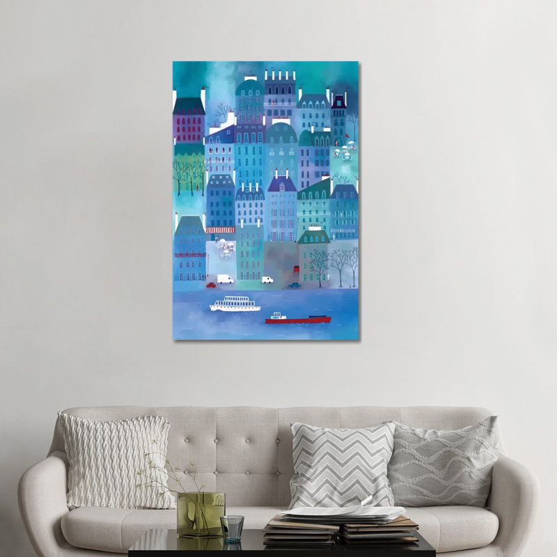 « Birches » par Nic squirrell-impression, Toile tendue, H 12 po x l 8 po x P 0,75 po, Pas de tapis