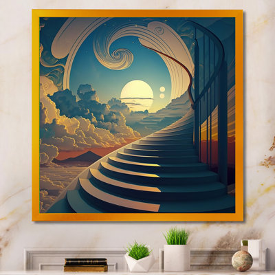 Art mural sur toile, "Stairs to Heaven I"
