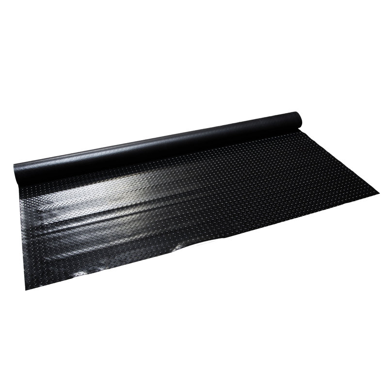 Rouleau de plancher de garage 4 pi x 4 pi NitoRoll2, 48" x 72", Nuit noire