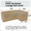 Housse de protection pour chaise longue Jadon