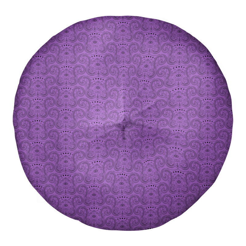 Coussin de sol Katelyn Elizabeth, 30 po x 30 po, Mauve