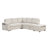 L-Shaped Padded Modular Sofa With Storage Space-342148769