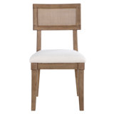 Fiammetta Solid Wood Upholstered Cushion Dining Chair