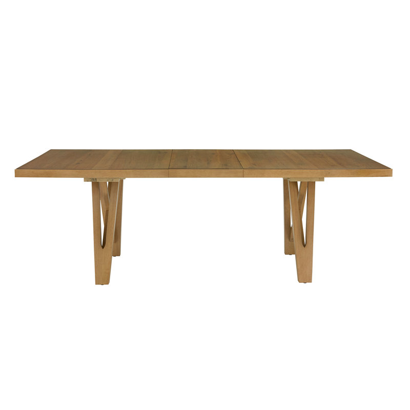 Cipolla Wood Finish 72"-90" Extendable Dining Table, Brown