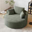 Canapé-lit simple en velours côtelé de 50 po de hauteur, sans assemblage requis, fauteuil moelleux moderne (pas une chaise pivotante)-80105148