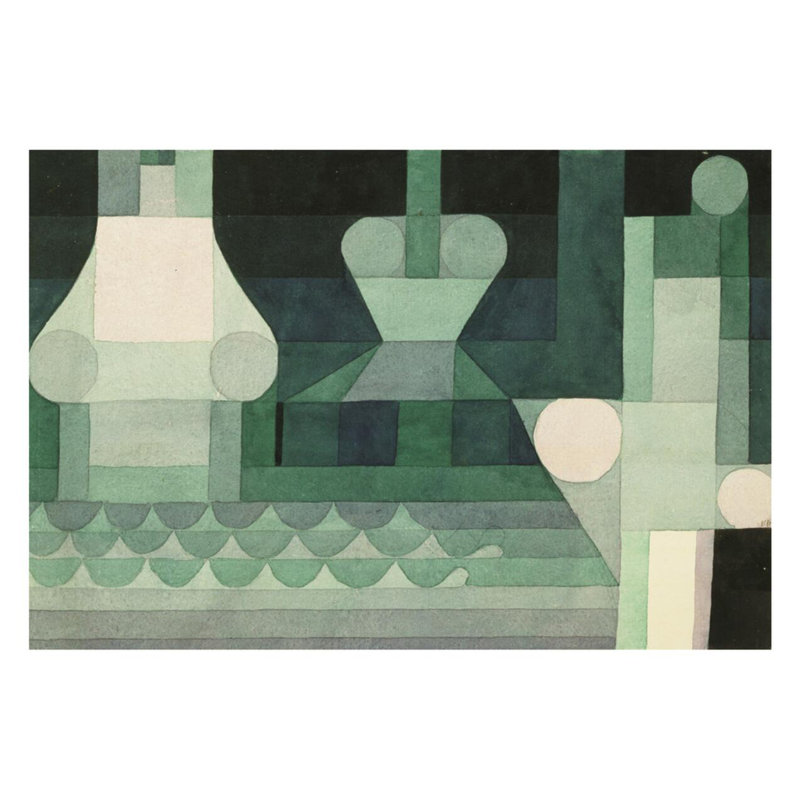 Floodgates par Paul Klee - Impression giclée, H 22 po x l 28 po