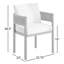 Chaises de salle à manger d'extérieur avec coussins Alessandra-521541280