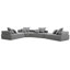 Canapé modulaire surdimensionné rembourré de mousse Breydan-761111154
