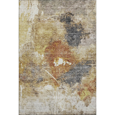 Premium Machine Washable Jessie AMF1199 Abstract Rug