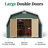 Classic Gambrel Outdoor Wood Storage Barn with 4 ft. Sidewalls-1977878274-1977447952
