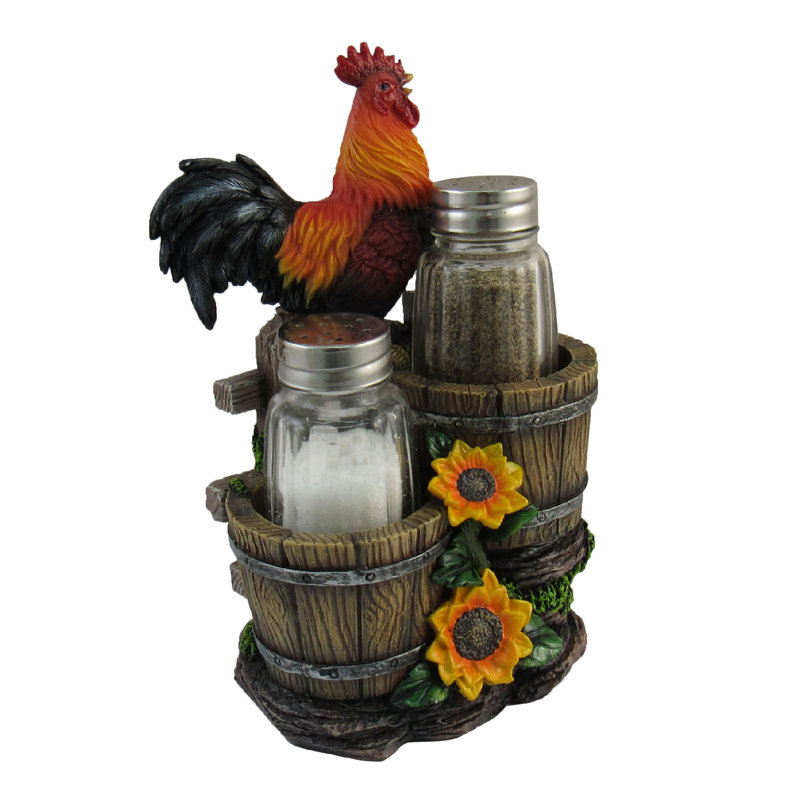 Agitateur en sel et poivre casadécor coq