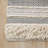 Woven Texture Stripe Bath Rug Grey 22X58"