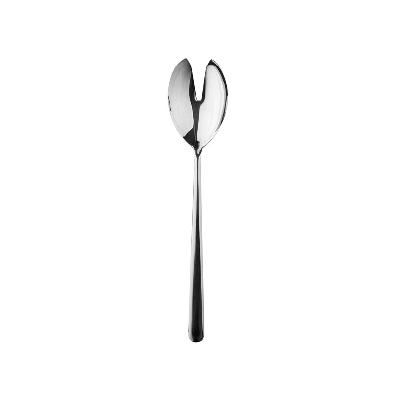 Linea Stainless Steel Salad Servers, Silver