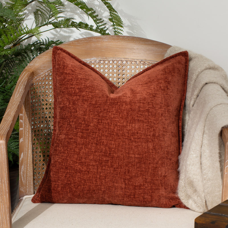 Buxton Brown Square Throw Cushion