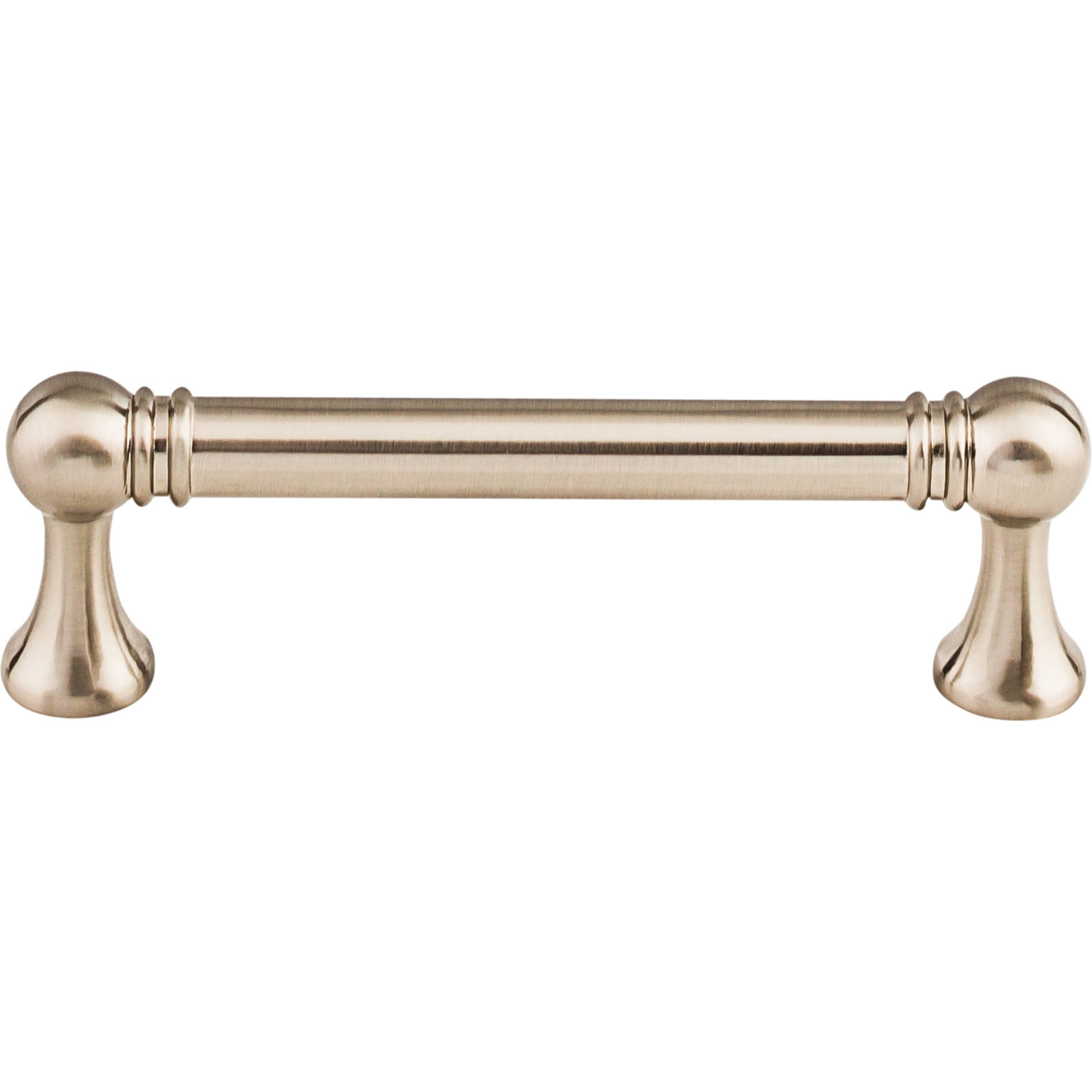 Kara Bar Cabinet Pull, 3 3/4", Brushed Satin Nickel