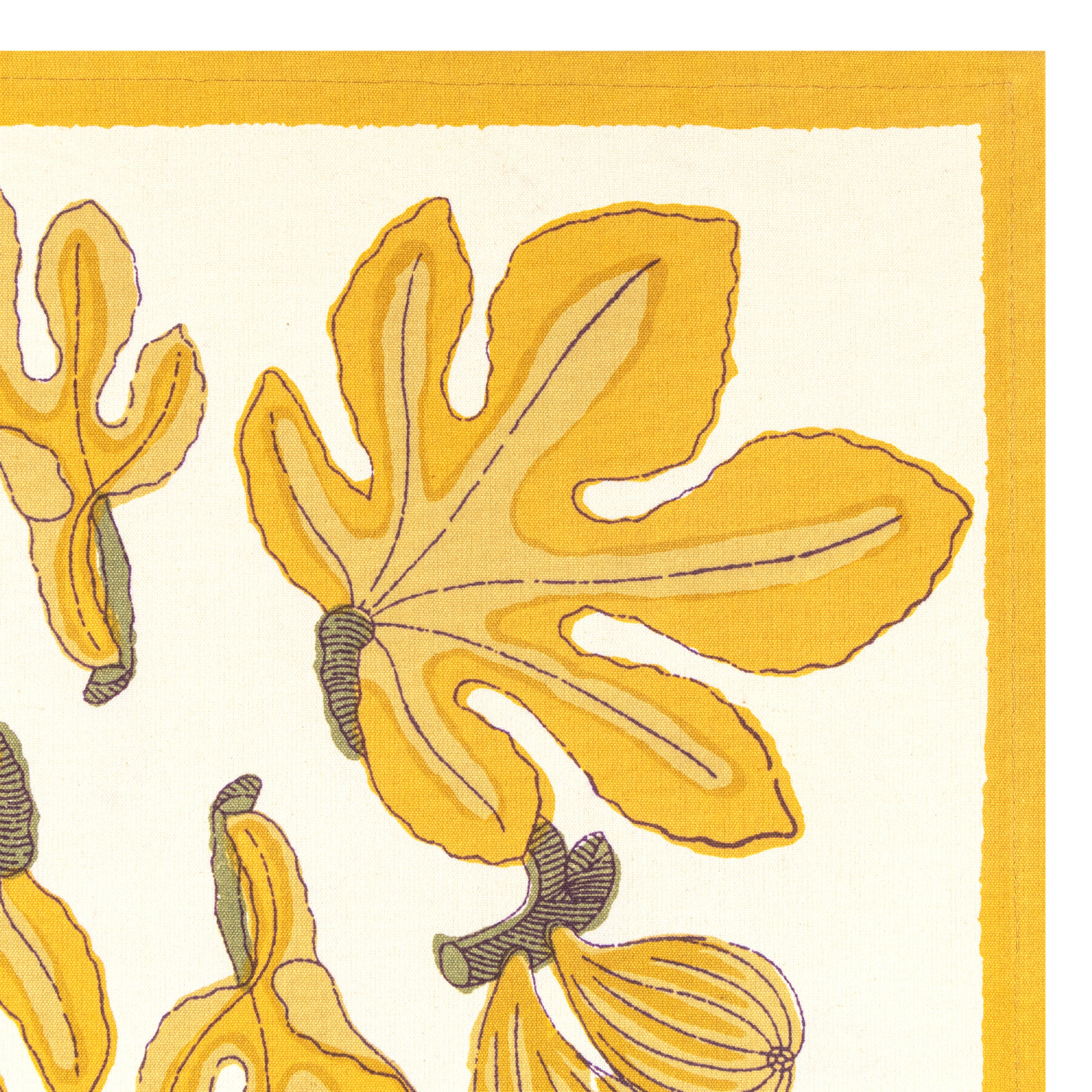 Debarata 18" Cotton Placemat, Citrine