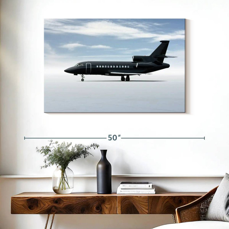 Mehar Sleek Business Jet, 26" H x 39" W