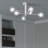 Tunley Glass Semi Flush Mount