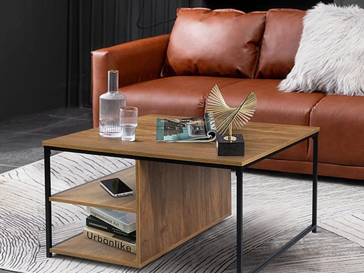 Lipoton Coffee Table With Storage Living Room Table Modern Coffee Table ...