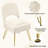 Modern Upholstered Teddy Accent Chair, Vanity Chair with Storage Box, Foldable Backrest，footstool-194004767