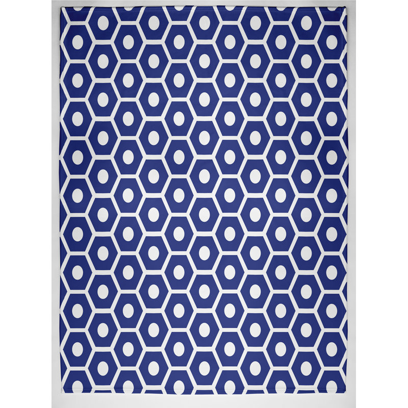 Burnside Plain Weave / Muslin Throw Blanket, Blue