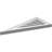 Triangle Left Side Surface Mount Urethane Functional Gable Vent Pitch, Primed-101819077