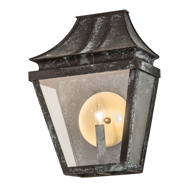 Coach Darien Solid Brass Flush Mounted Sconce
