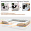 Canapé pour chien en mousse à mémoire de forme Laifug, lit moyen, avec doublure imperméable et housse amovible lavable-100751787-100751794