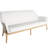 Palma Sofa Vinyl - Natural/Linen Wicker
