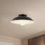 Umbra 14-in Black Semi-Flush Mount-2092125828
