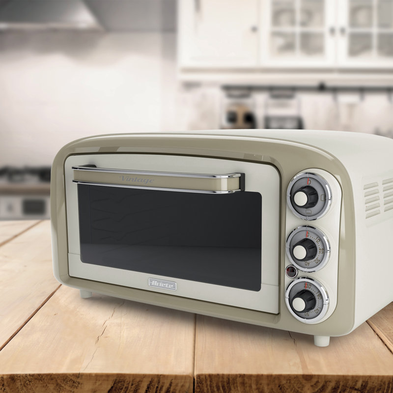 Ariete Vintage Electric 18L Mini Oven, Cream 