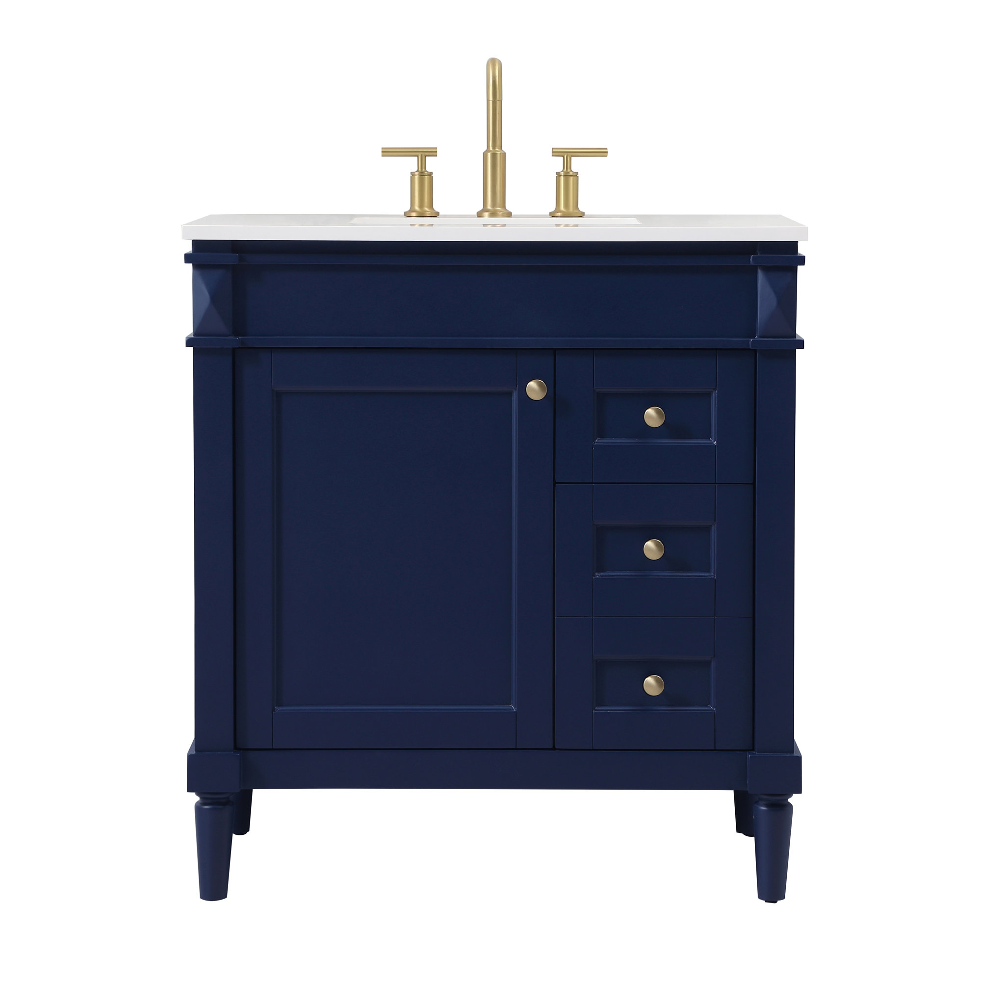 Readington 32'' Single Bathroom Vanity, Blue