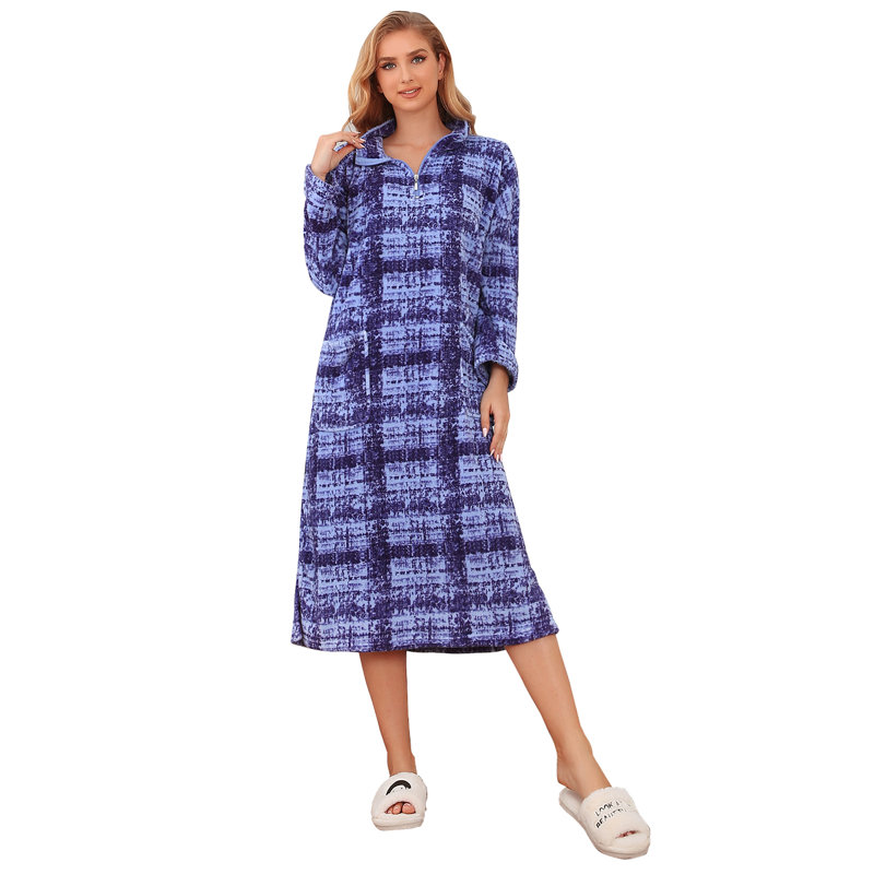 Peignoir Arnisha, S, Bleu