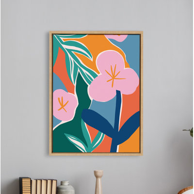 «Oaxaca Garden» par Kate Aurelia Holloway, reproduction d'art sur toile encadrée