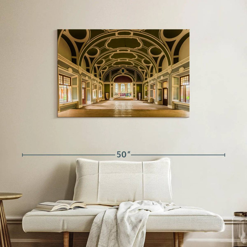 Well Lit Ballroom, 26" H x 39" W