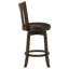 Chaise de bar pivotante en bois
