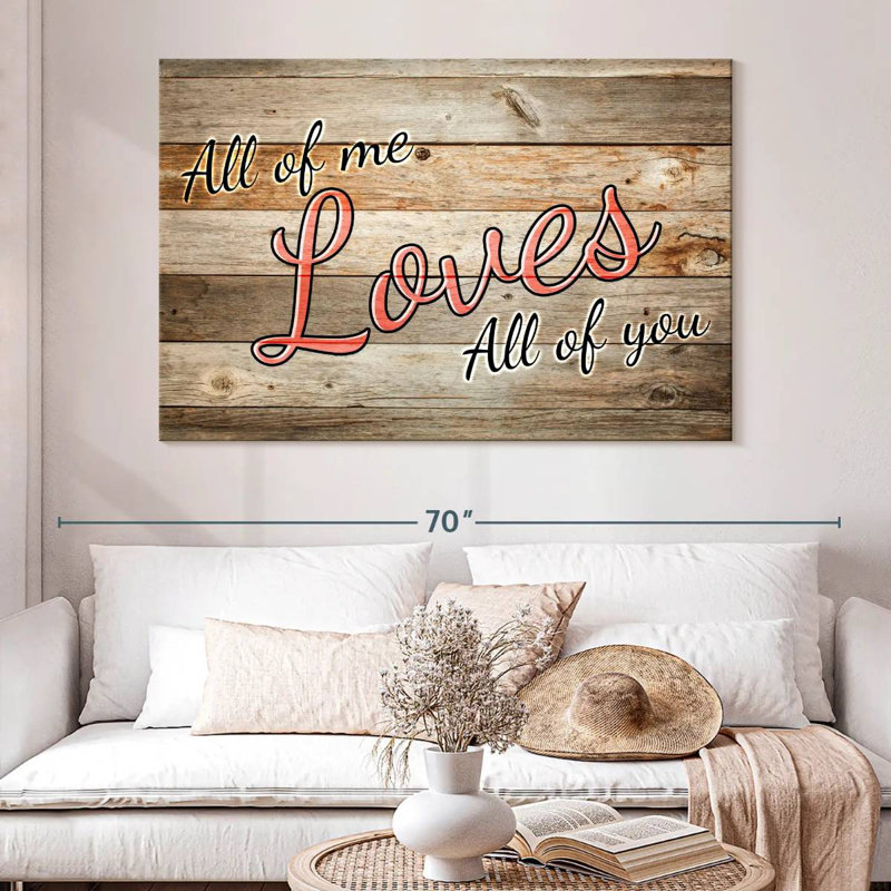 Plaque murale «All Of Me», H 34 po x l 51 po