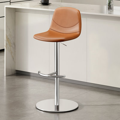 Brown Silver Solid back side Chair(Set of 8)