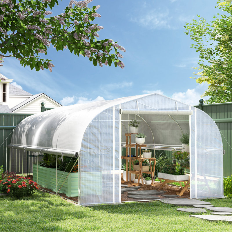 10 Ft W x 19.5 Ft D Greenhouse