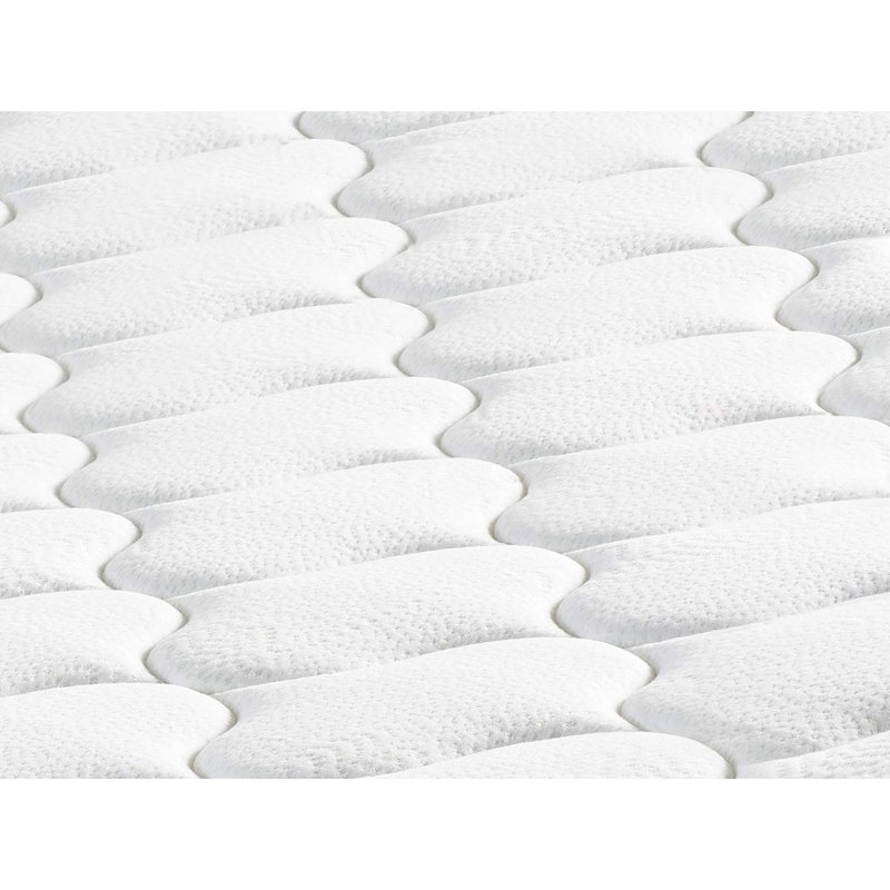 Luxury Double Sided Mattress, Cotton Knitted Fabric Cover, 47.2 x 78.7 x 7.9 inches | Semi-Orthopaedic Design with Special Multi Spring System | Ideal for Children’s Beds, White & Orange Colour | Assembled for Convenience