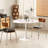 42.12 inch Round Dining Table,White-540107818-536904522-558319754