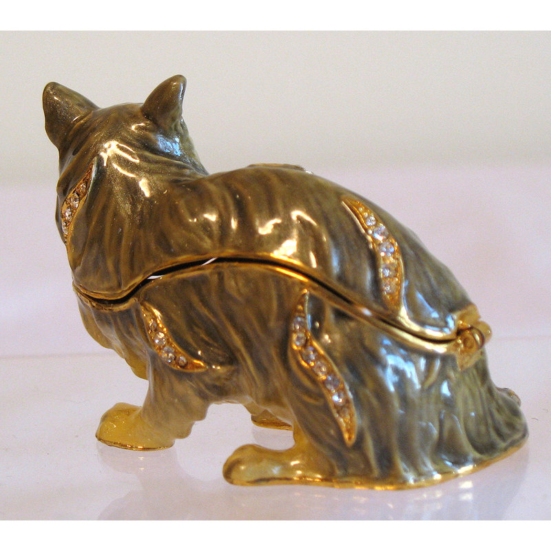 Boîte à bijoux pour chat persane