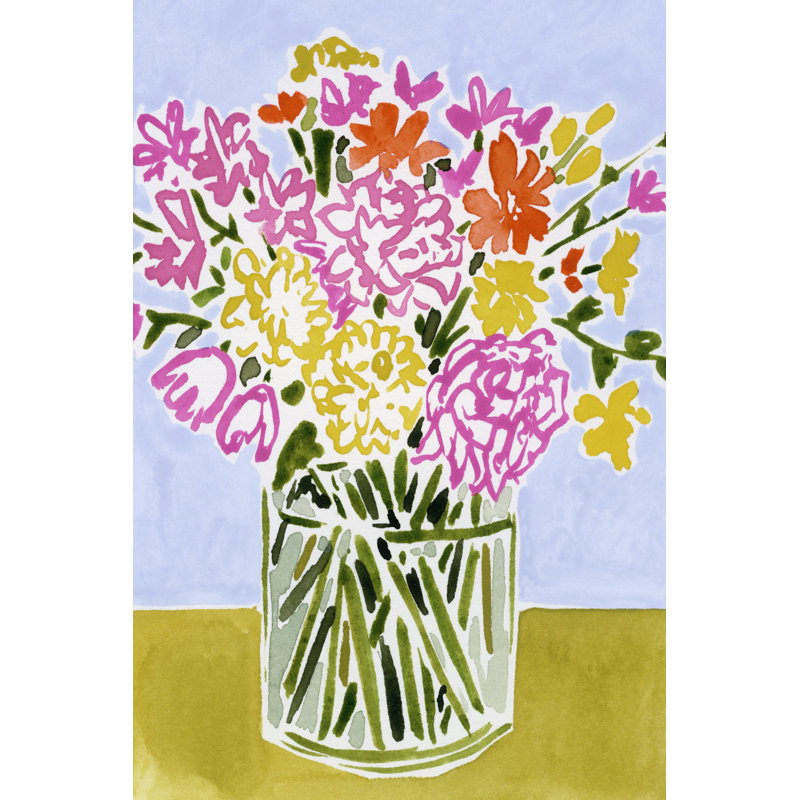 Fresh Flower Assortment I by Victoria Barnes - Wrapped Canvas Print, 91cm H x 61cm W x 3.8cm D