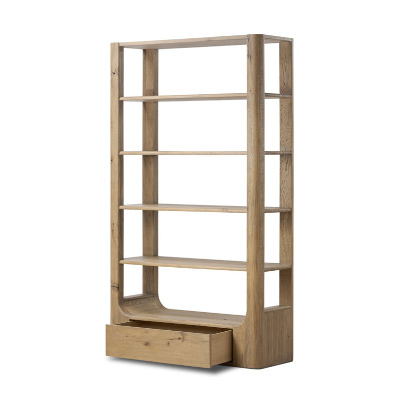 Lloyd Bookcase-Aged Natural Oak, Aged Natural Oak