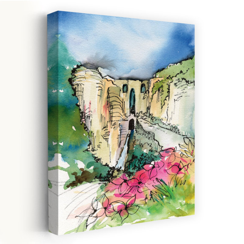 Paysage secret contemporain caché secret, H 24 po x l 16 po