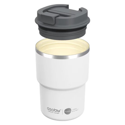 Asobu 355ml Double Wall Insulated Stainless Steel Travel Mug