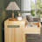 3 Drawer Fluted Nightstand For Bedroom, 27.6’’w X 15.8’’d X 31.5’’h-1405047841