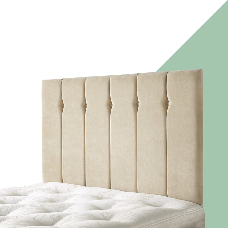 Pihu Upholstered Headboard, Double (4'6"), Beige