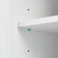 Tall And Wide Storage Cabinet With 3 Drawers For Bathroom Or Office-2078054311